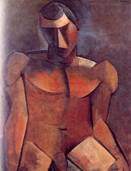 巴勃羅 畢加索 坐著的男裸躰
